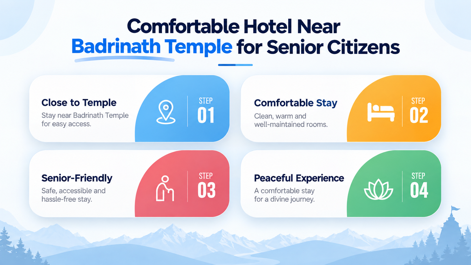 Comfortable Hotel Near Badrinath Temple for Senior Citizens