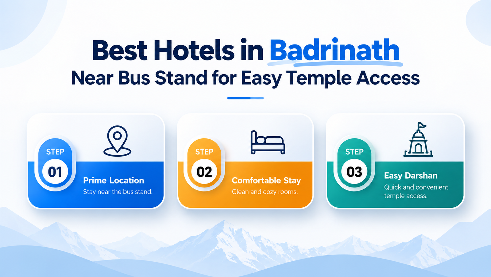 Best Hotels in Badrinath Near Bus Stand for Easy Temple Access