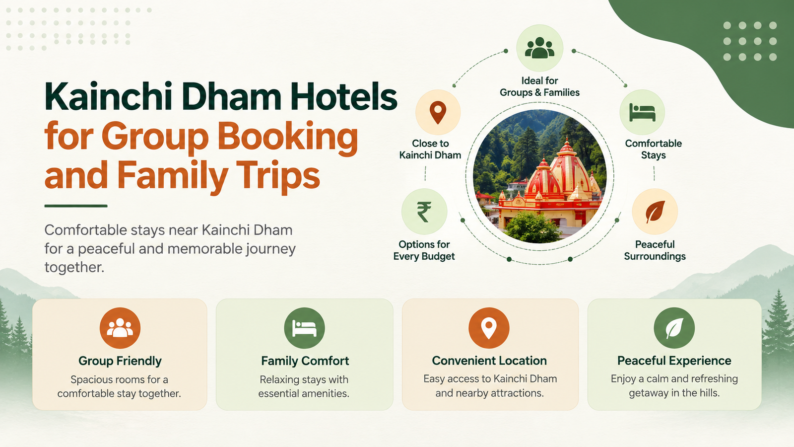 Kainchi Dham Hotels for Group Booking and Family Trips