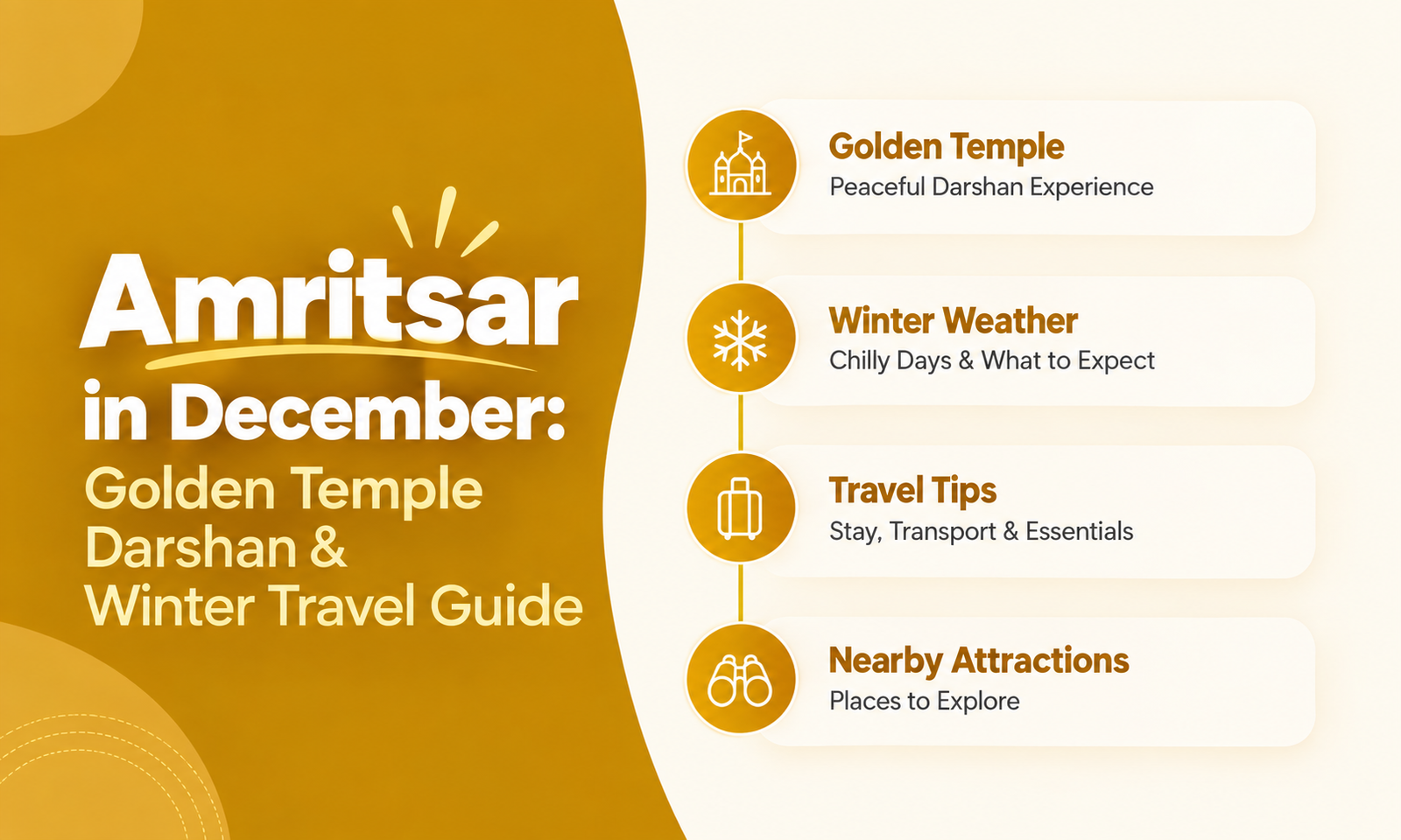 Amritsar in December: Golden Temple Darshan & Winter Travel Guide