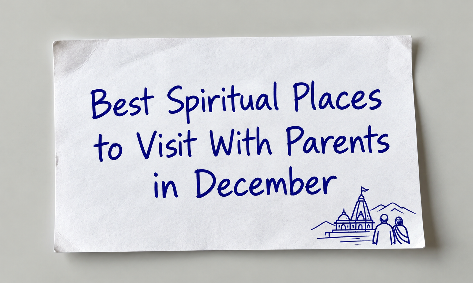 Best Spiritual Places to Visit With Parents in December