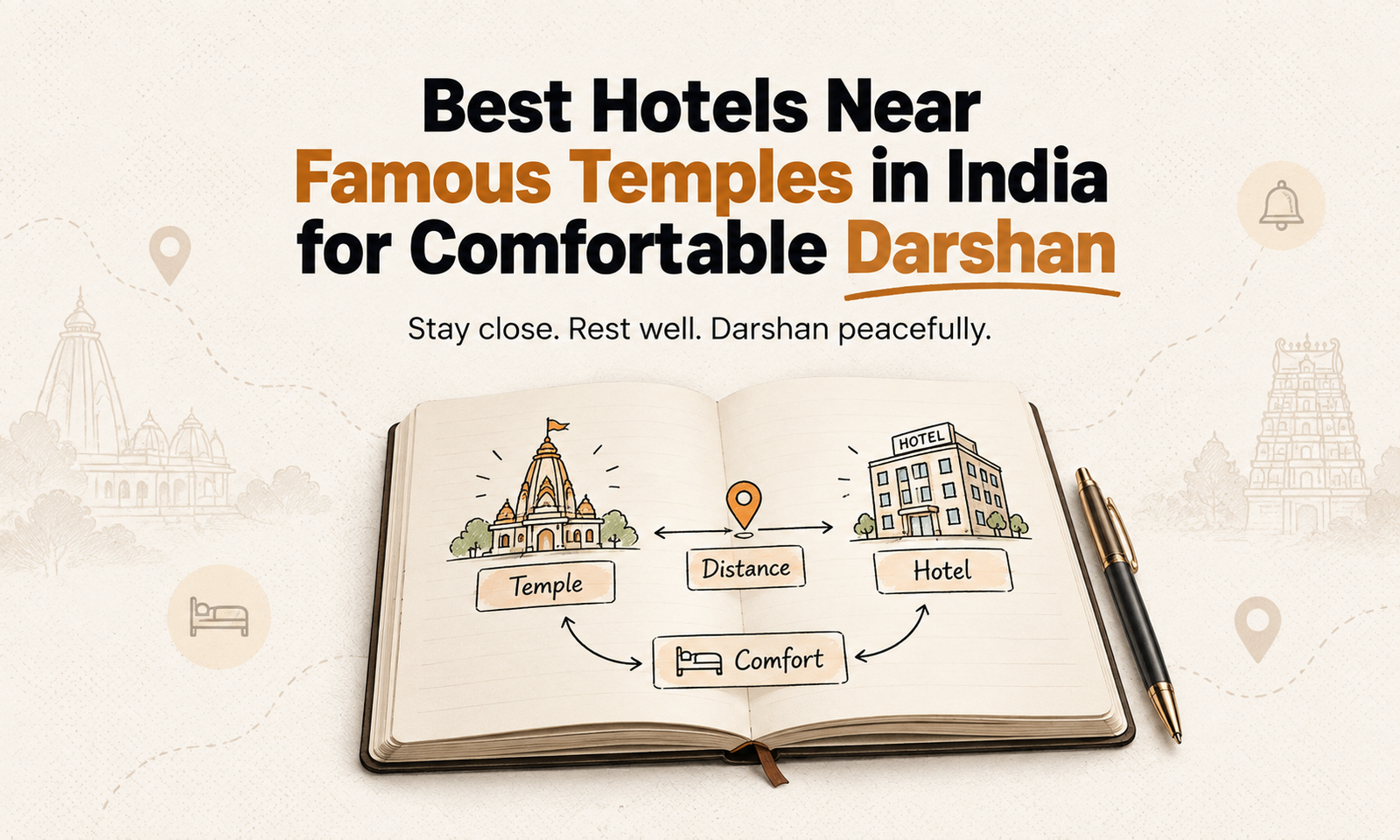 Best Hotels Near Famous Temples in India for Comfortable Darshan