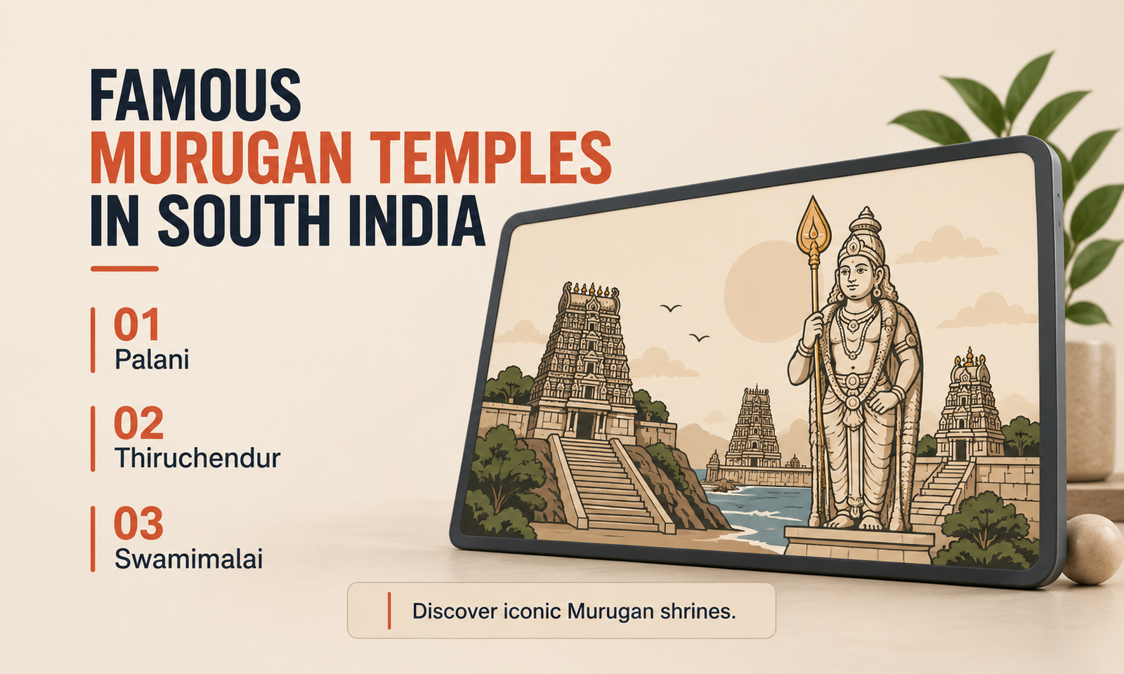 Famous Murugan Temples in South India