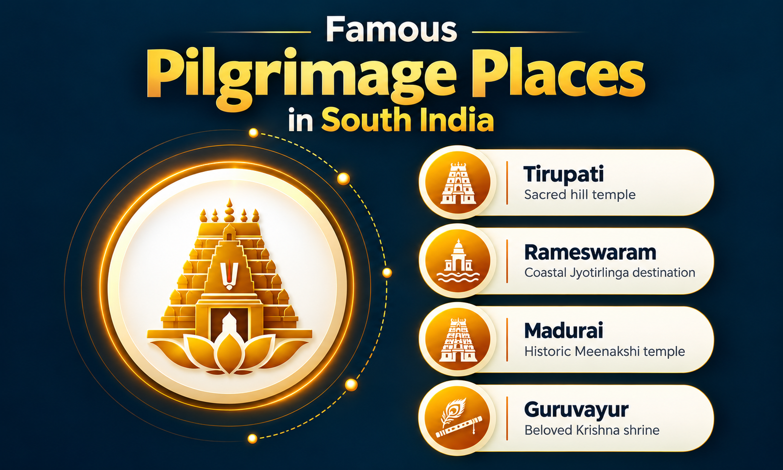 Famous Pilgrimage Places in South India