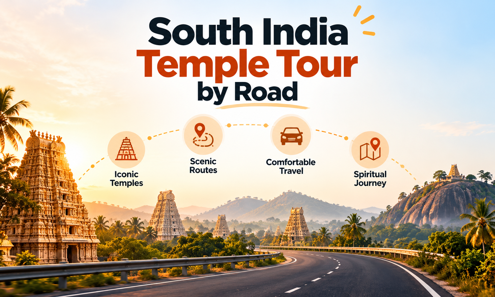 South India Temple Tour by Road