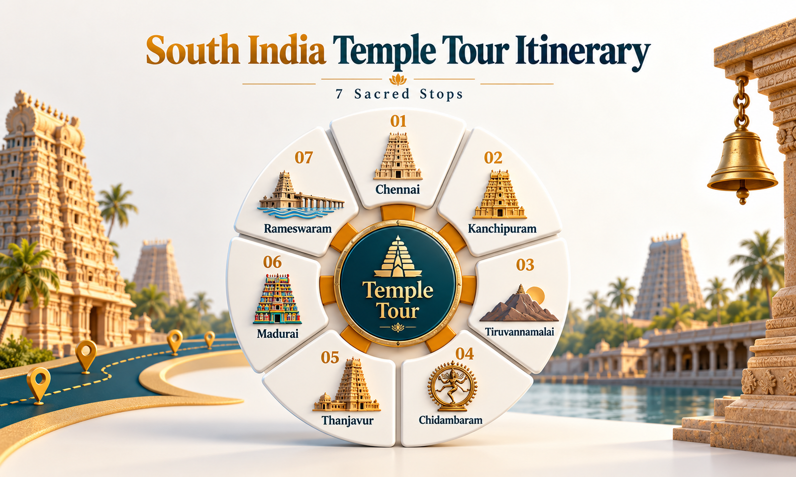 South India Temple Tour Itinerary