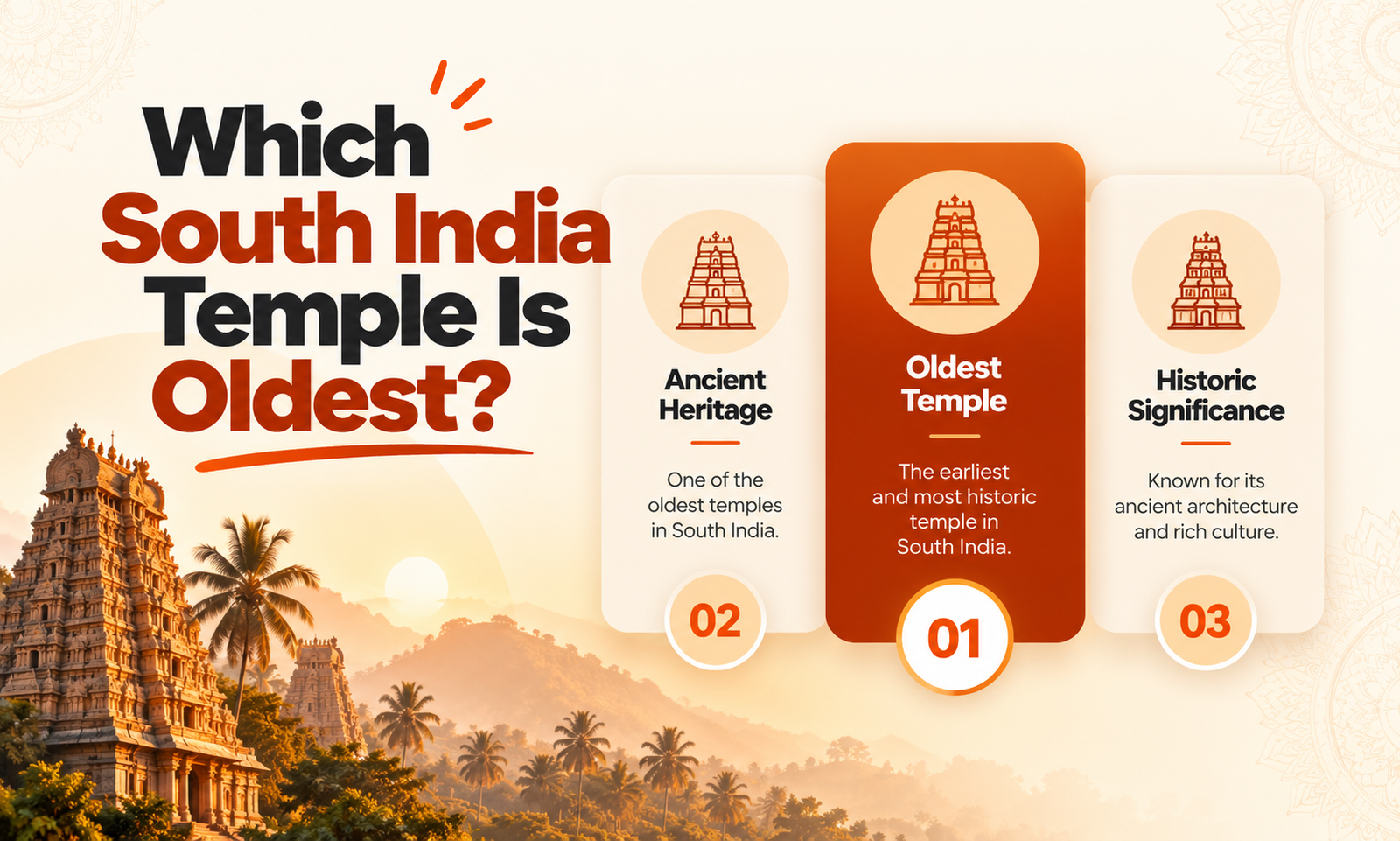 Which South India Temple Is Oldest?