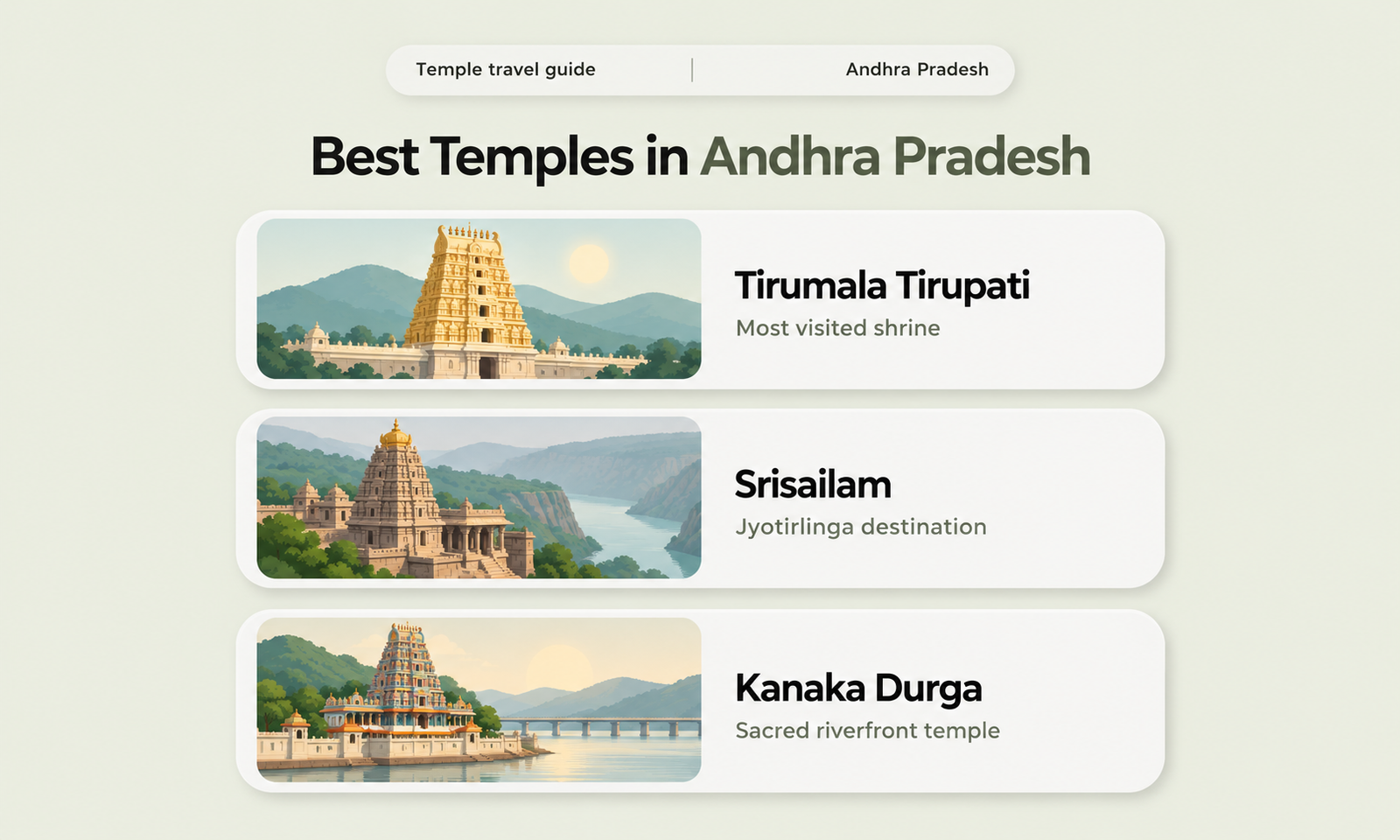 Best Temples in Andhra Pradesh
