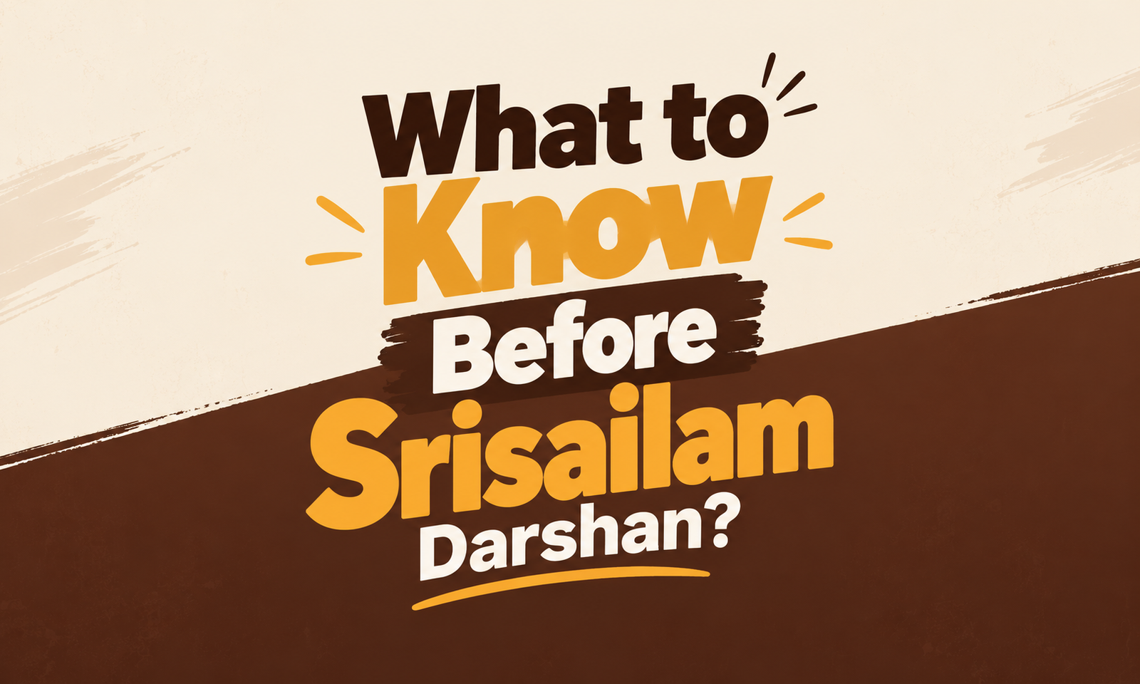 What to Know Before Srisailam Darshan?